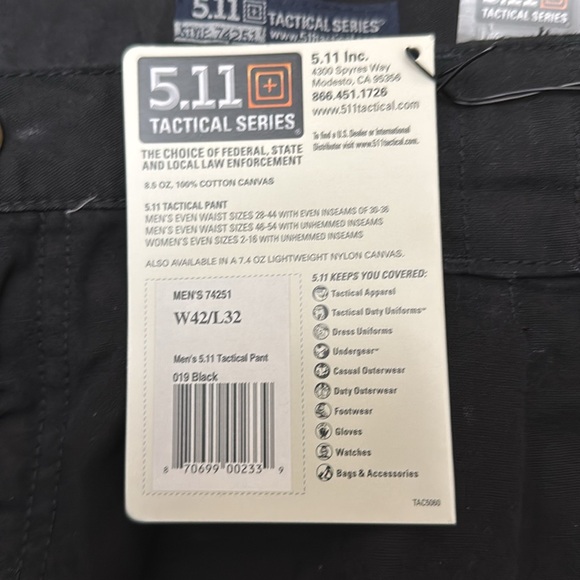 5.11 Tactical cargo pants. - Picture 3 of 4